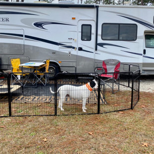 Temporary fencing for outlet puppies